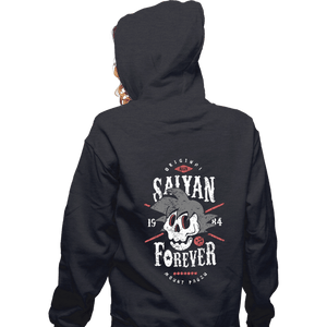 Shirts Zippered Hoodies, Unisex / Small / Dark Heather Saiyan Forever