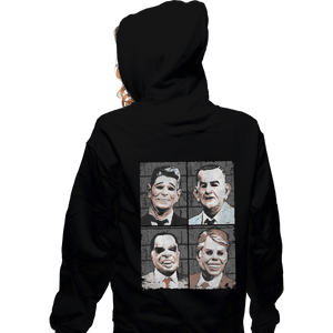 Shirts Zippered Hoodies, Unisex / Small / Black Ex Prez