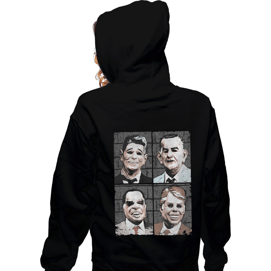 Shirts Zippered Hoodies, Unisex / Small / Black Ex Prez