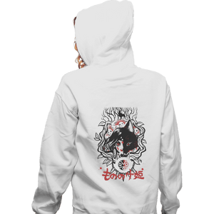 Shirts Zippered Hoodies, Unisex / Small / White Forest Princess