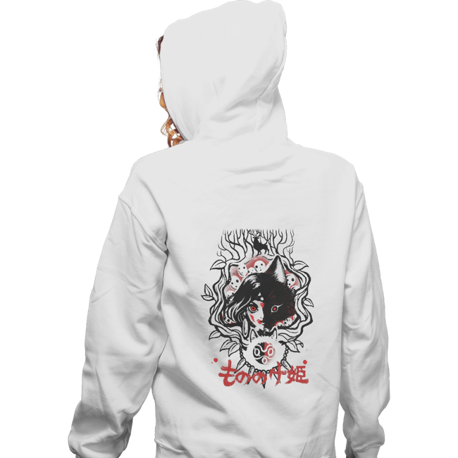 Shirts Zippered Hoodies, Unisex / Small / White Forest Princess