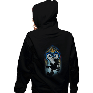 Shirts Zippered Hoodies, Unisex / Small / Black Kingdom Hearts