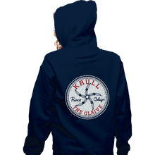 Load image into Gallery viewer, Daily_Deal_Shirts Zippered Hoodies, Unisex / Small / Navy Glaive Star
