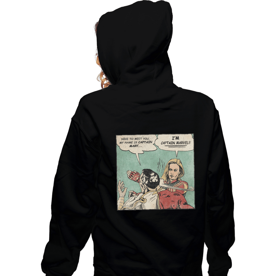Shirts Zippered Hoodies, Unisex / Small / Black I'm Captain Marvel!
