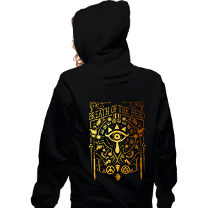 Daily_Deal_Shirts Zippered Hoodies, Unisex / Small / Black Breath Of The Hero