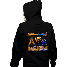Load image into Gallery viewer, Shirts Zippered Hoodies, Unisex / Small / Black Goku VS Vegeta
