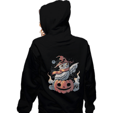 Load image into Gallery viewer, Shirts Pullover Hoodies, Unisex / Small / Black Spooky Magic

