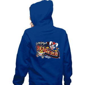 Daily_Deal_Shirts Zippered Hoodies, Unisex / Small / Royal Blue Every Joe Loves Toontown