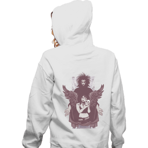 Shirts Zippered Hoodies, Unisex / Small / White Death And Sandman