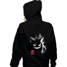 Load image into Gallery viewer, Shirts Zippered Hoodies, Unisex / Small / Black Gengar Ink
