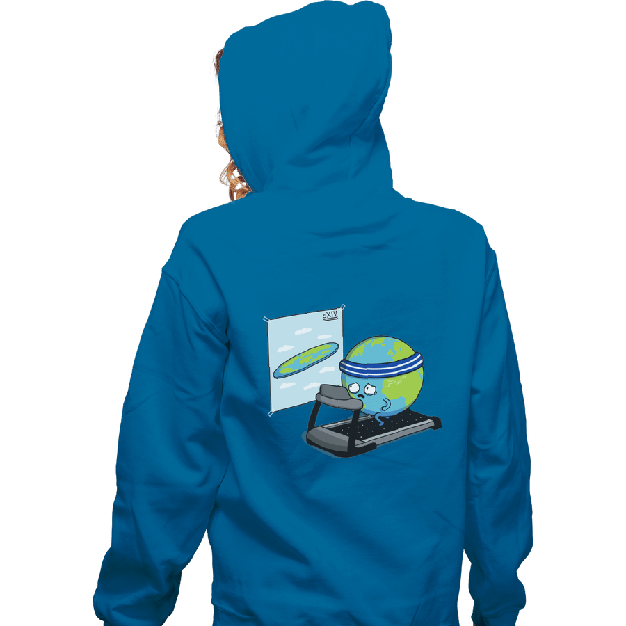 Shirts Zippered Hoodies, Unisex / Small / Royal Blue Round Earth