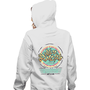 Daily_Deal_Shirts Zippered Hoodies, Unisex / Small / White Wyld Stallyns Live!