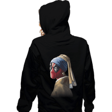 Load image into Gallery viewer, Shirts Zippered Hoodies, Unisex / Small / Black Hero With A Pearl Earring
