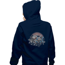 Load image into Gallery viewer, Shirts Zippered Hoodies, Unisex / Small / Navy Villains At Break
