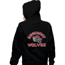 Load image into Gallery viewer, Shirts Zippered Hoodies, Unisex / Small / Black Wolves

