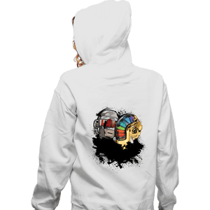 Secret_Shirts Zippered Hoodies, Unisex / Small / White The Robot Touch