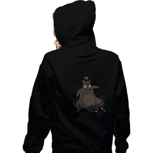 Shirts Zippered Hoodies, Unisex / Small / Black Susuwatari Hole