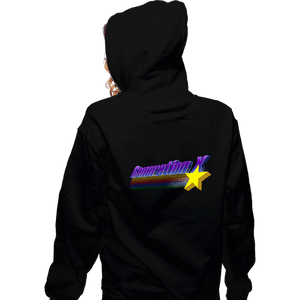 Daily_Deal_Shirts Zippered Hoodies, Unisex / Small / Black Generation X