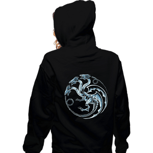 Daily_Deal_Shirts Zippered Hoodies, Unisex / Small / Black House Blue Eyes