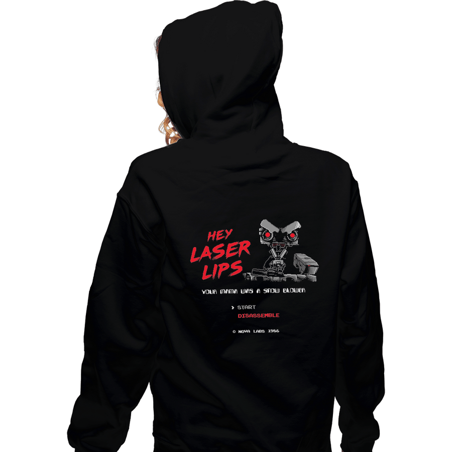 Shirts Zippered Hoodies, Unisex / Small / Black Laser Lips