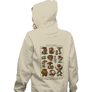 Daily_Deal_Shirts Zippered Hoodies, Unisex / Small / White Mario Mushrooms