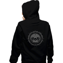 Load image into Gallery viewer, Daily_Deal_Shirts Zippered Hoodies, Unisex / Small / Black Quis Sum Ego
