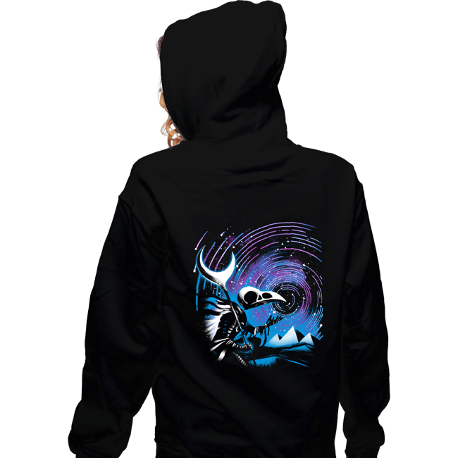 Daily_Deal_Shirts Zippered Hoodies, Unisex / Small / Black Traces Of Stars