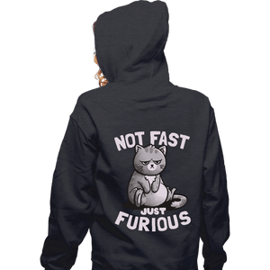 Shirts Zippered Hoodies, Unisex / Small / Dark Heather Not Fast Just Furious