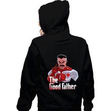 Load image into Gallery viewer, Secret_Shirts Zippered Hoodies, Unisex / Small / Black The Good Father
