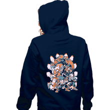 Load image into Gallery viewer, Secret_Shirts Zippered Hoodies, Unisex / Small / Navy Battle Of Destiny
