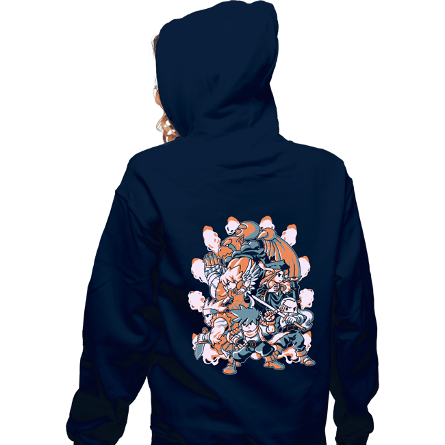 Secret_Shirts Zippered Hoodies, Unisex / Small / Navy Battle Of Destiny