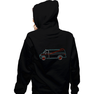 Shirts Zippered Hoodies, Unisex / Small / Black A-Team Van