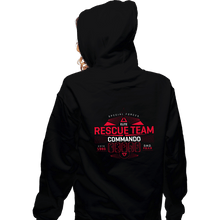 Load image into Gallery viewer, Shirts Zippered Hoodies, Unisex / Small / Black Predator Rescue Team
