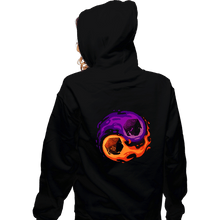 Load image into Gallery viewer, Secret_Shirts Zippered Hoodies, Unisex / Small / Black Balance Dice
