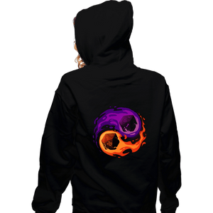 Secret_Shirts Zippered Hoodies, Unisex / Small / Black Balance Dice