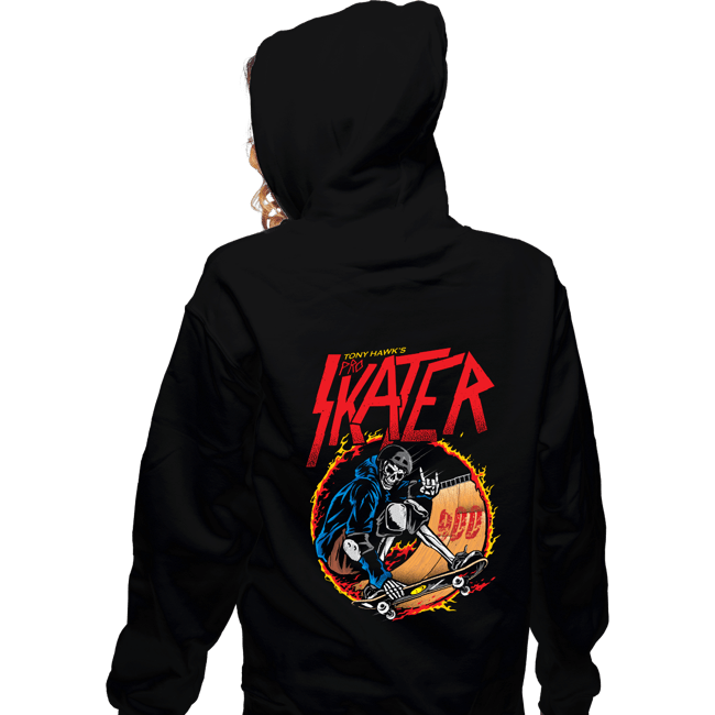 Daily_Deal_Shirts Zippered Hoodies, Unisex / Small / Black Pro Skater 900