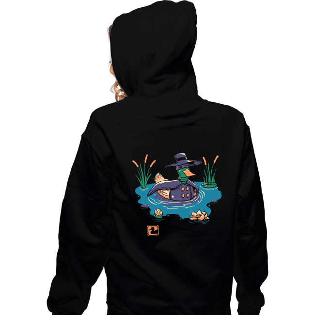 Secret_Shirts Zippered Hoodies, Unisex / Small / Black The Dark Duck