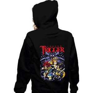 Daily_Deal_Shirts Zippered Hoodies, Unisex / Small / Black Metal Trigger