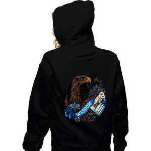 Daily_Deal_Shirts Zippered Hoodies, Unisex / Small / Black House Of Wisdom