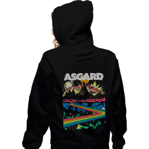 Secret_Shirts Zippered Hoodies, Unisex / Small / Black Asgard