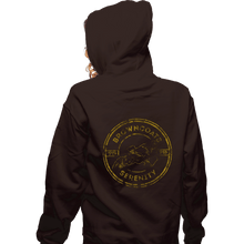 Load image into Gallery viewer, Secret_Shirts Zippered Hoodies, Unisex / Small / Dark Chocolate Browncoats
