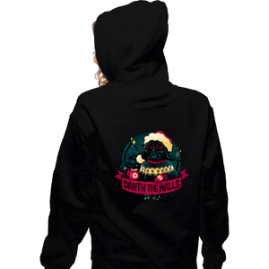 Daily_Deal_Shirts Zippered Hoodies, Unisex / Small / Black Darth The Halls