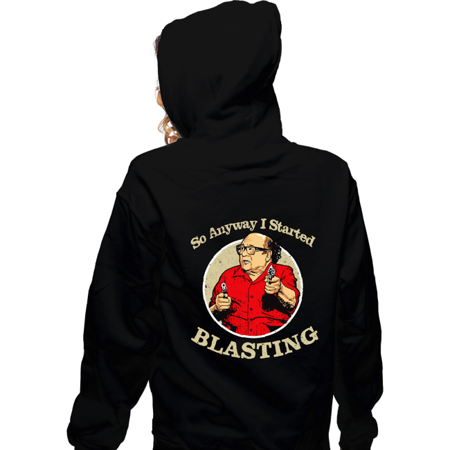 Secret_Shirts Zippered Hoodies, Unisex / Small / Black So Anyway I Started Blasting