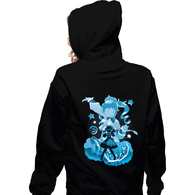 Shirts Zippered Hoodies, Unisex / Small / Black Shining Idol Barbara