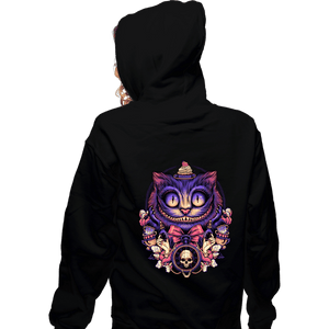Daily_Deal_Shirts Zippered Hoodies, Unisex / Small / Black The Mysterious Smile