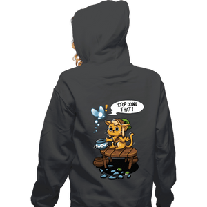 Secret_Shirts Zippered Hoodies, Unisex / Small / Dark Heather Stop Doing That!