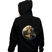 Load image into Gallery viewer, Daily_Deal_Shirts Zippered Hoodies, Unisex / Small / Black Gutsy Cosplay of a Wandering Vagabond
