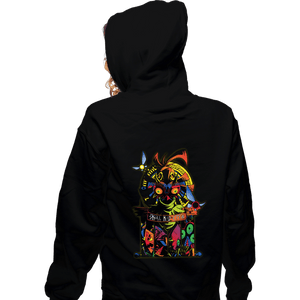 Secret_Shirts Zippered Hoodies, Unisex / Small / Black The Skull Kid Crew