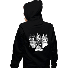 Load image into Gallery viewer, Daily_Deal_Shirts Zippered Hoodies, Unisex / Small / Black Bluemian Rhapsody
