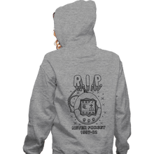 Load image into Gallery viewer, Secret_Shirts Zippered Hoodies, Unisex / Small / Sports Grey RIP Tamagotchi
